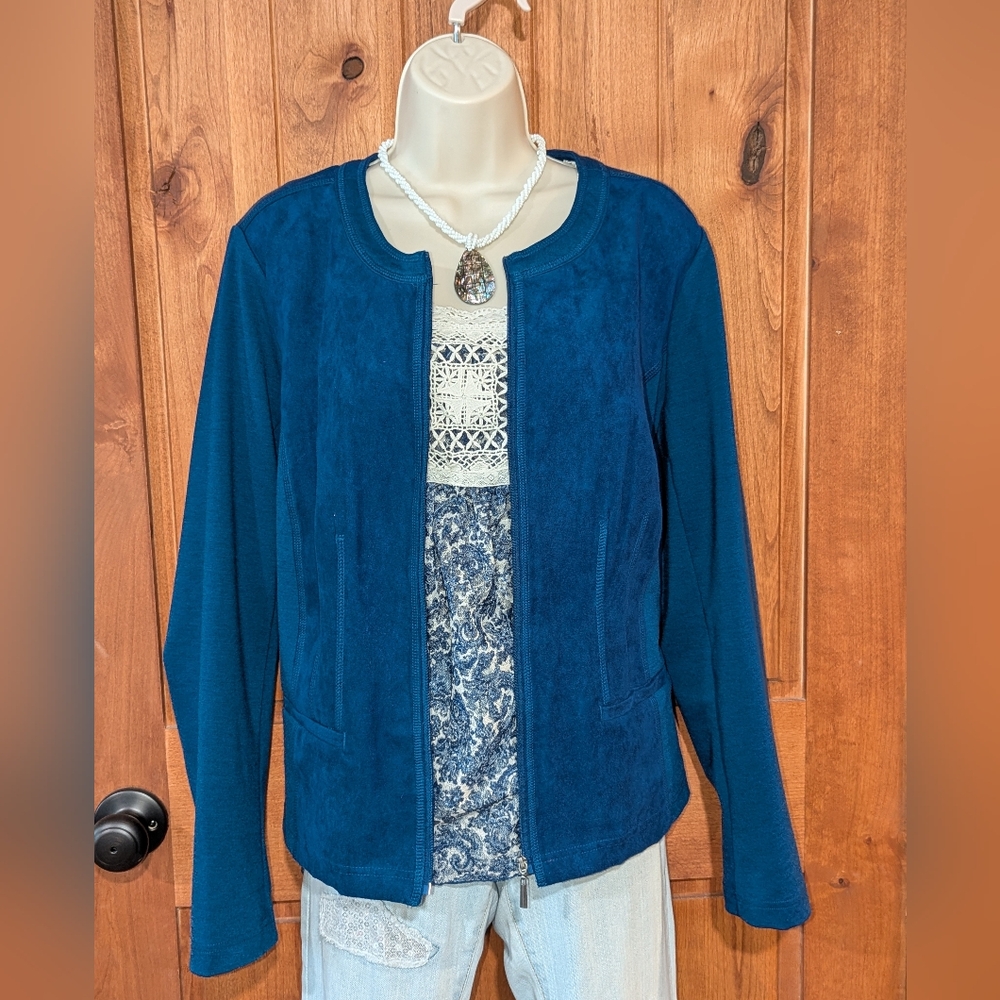 Studio Works Blue Women's Blazer Jacket